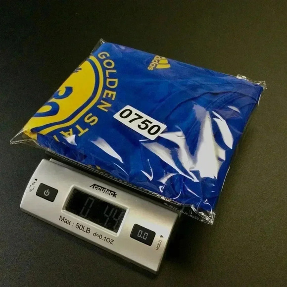 Adidas Kids Blue Steph Stephen Curry 30 Logo Golden State Warriors Shirt Large - Picture 7 of 7